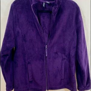 Zipper front plush jacket!